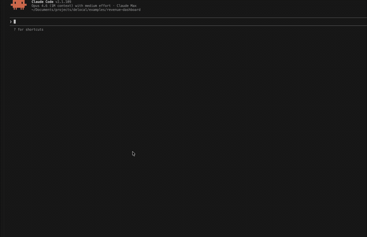 Cursor deploying a project to Deloc and returning a password-protected URL